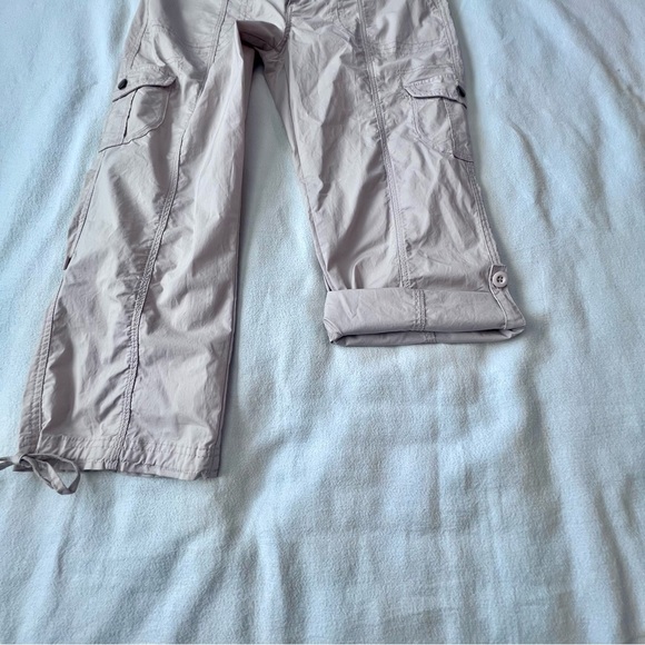 Boston Proper Cargo Crop Pants Convertible Length in Sand Women’s Size 10 - Picture 8 of 12